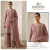 10047 G To I By Zorista Pure Zimmi Choo With Embroidery Work Redaymade Suit
